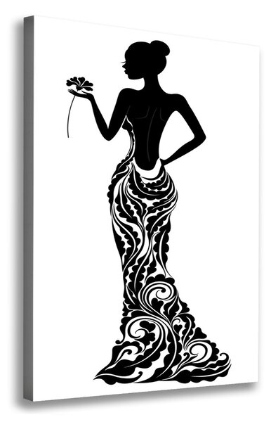 Print pe pânză ilustrare de moda