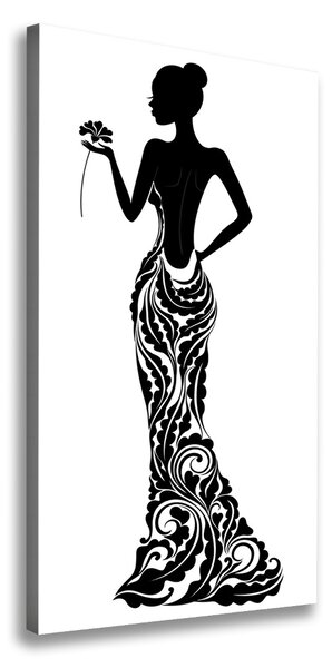 Print pe pânză ilustrare de moda