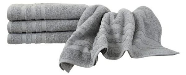 Prosop de mana pentru copii LINEA 30x50 cm gri inchis, 100% bumbac