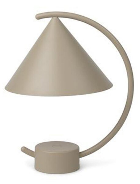 Lampă de masă ferm LIVING, Meridian, reglabil, Bej, Camera de zi, Metal, Design