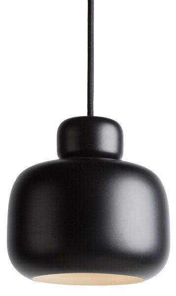 Lustră Pendul Woud, Stone, reglabil, Negru, Bucătărie, Metal, Design