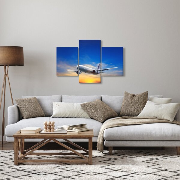 Tablou cu avion (90x60 cm)