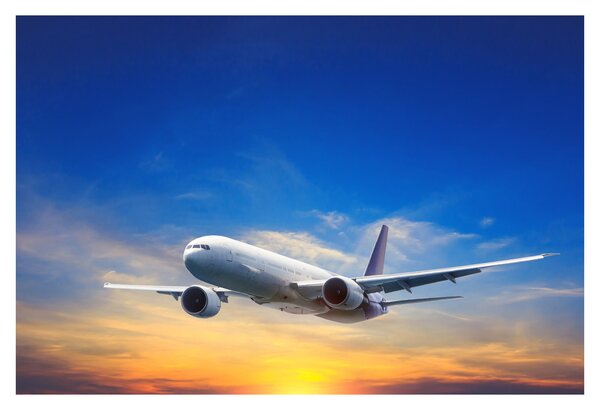 Tablou cu avion (90x60 cm)