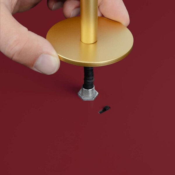 Asteria Plus Lustră Pendul Medium Ruby Red/Brass