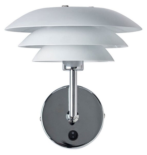 Lampă de perete Dyberg Larsen, DL20, reglabil, Metalic, Camera de zi, Metal, Scandinavă
