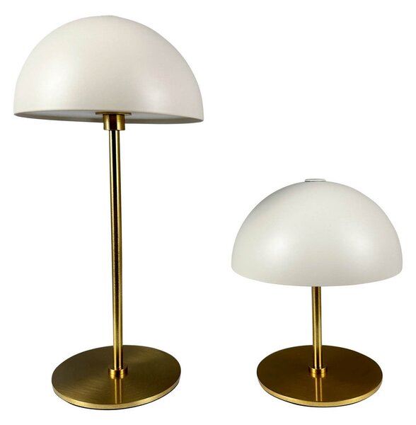Lampă de masă Dyberg Larsen, Along, reglabil, Bej, Camera de zi, Metal, Scandinavă