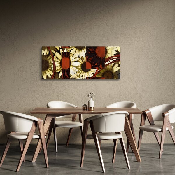 Tablou cu flori (120x50 cm)