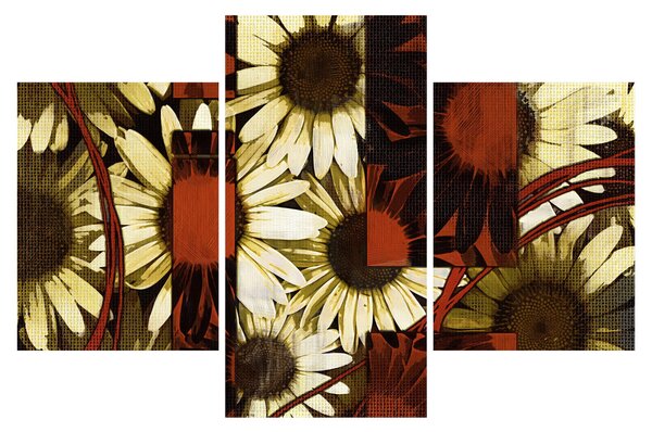 Tablou cu flori (90x60 cm)