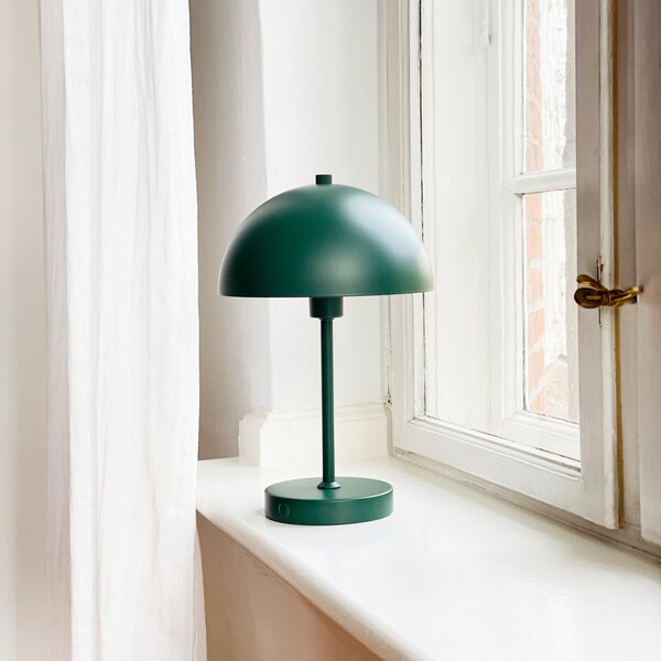Lampă de masă Dyberg Larsen, Stockholm, reglabil, Verde, Camera de zi, Metal, Scandinavă