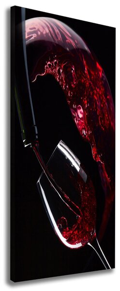 Tablou canvas vin rosu