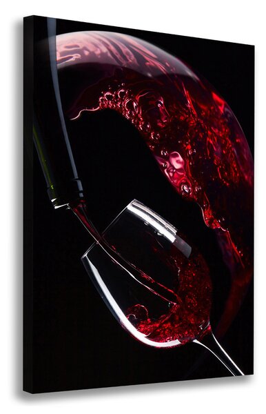 Tablou canvas vin rosu