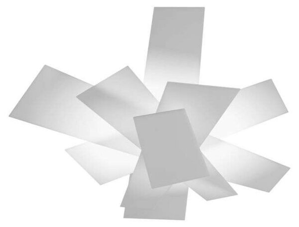 Lampă de perete Foscarini, Alb, Camera de zi, Plastic
