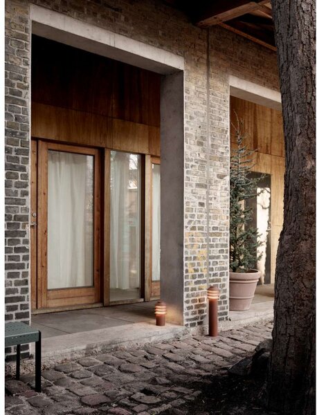 Lampă de Exterior Louis Poulsen, Bysted Garden, Maro / Rugină, Terasă, Aluminiu