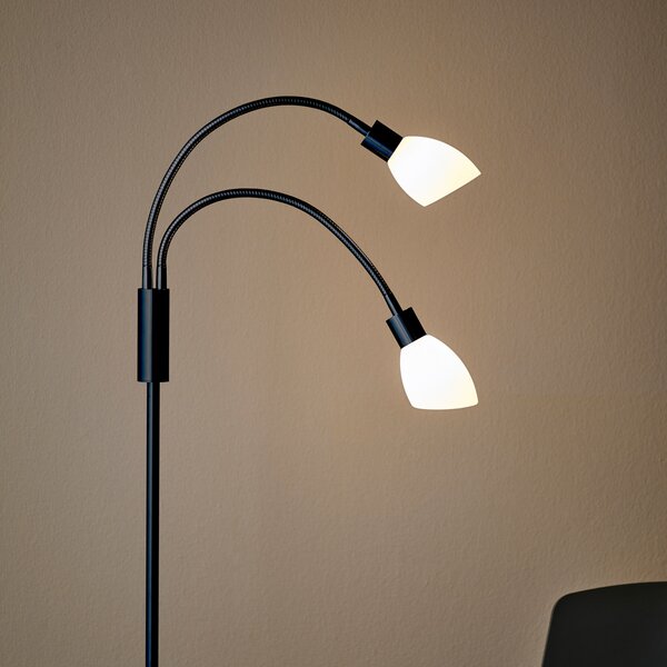 Lampadar Herstal, Alb, Camera de zi, Metal
