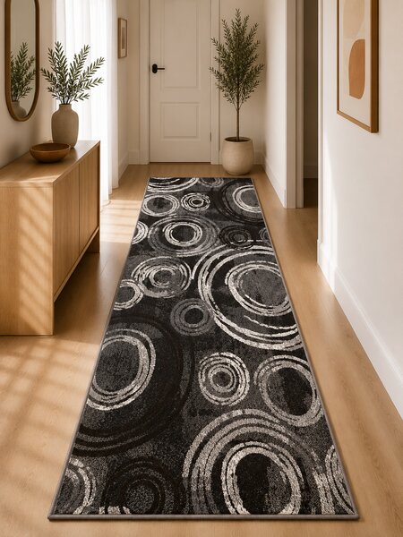 Traversa Covor, Mira 24010, Gri, Latime 60 cm, Diverse Lungimi