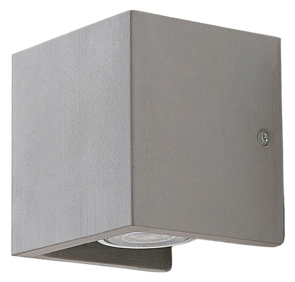 Lampă de perete Lindby, Gerda, reglabil, Gri, Zona coridorului, Beton, Modern