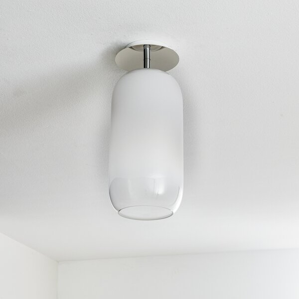 Plafoniere Artemide, Gople, reglabil, Alb, Camera de zi, Sticlă, Design