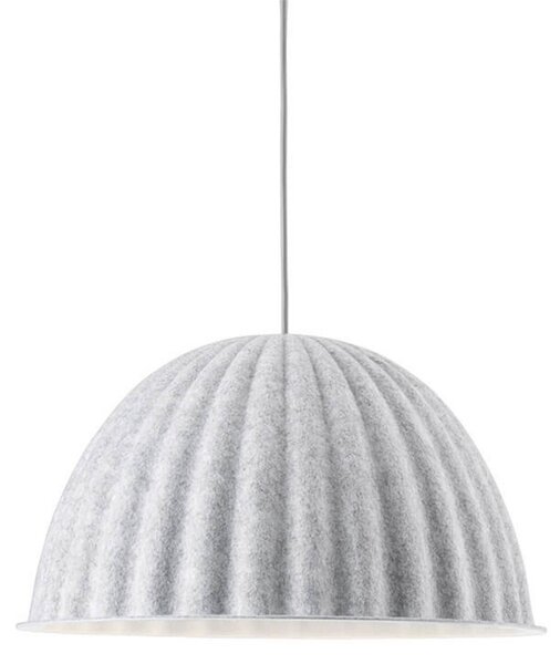 Lustră Pendul Muuto, Under the Bell, reglabil, Alb, Sala de mese, Țesătură / Textil, Scandinavă