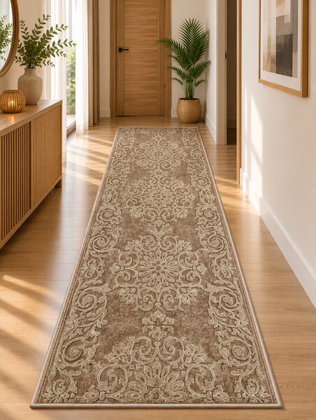 Traversa Covor, Mira 24016 Bej, Latime 80 cm, Diverse Lungimi