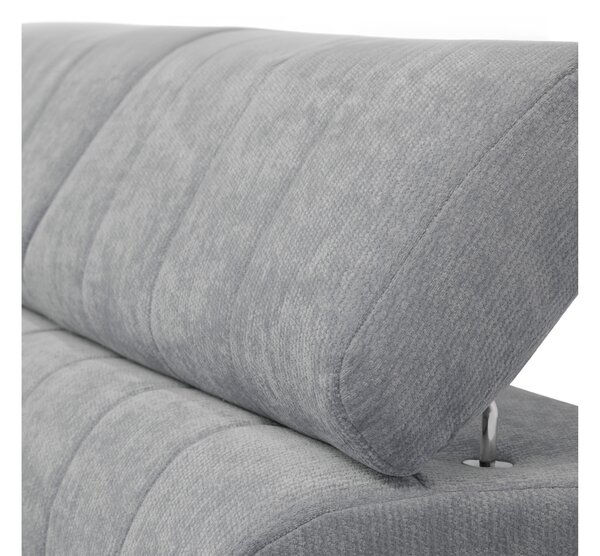 Colțar extensibil Nardo L stânga - chenille gri deschis Vibe 85