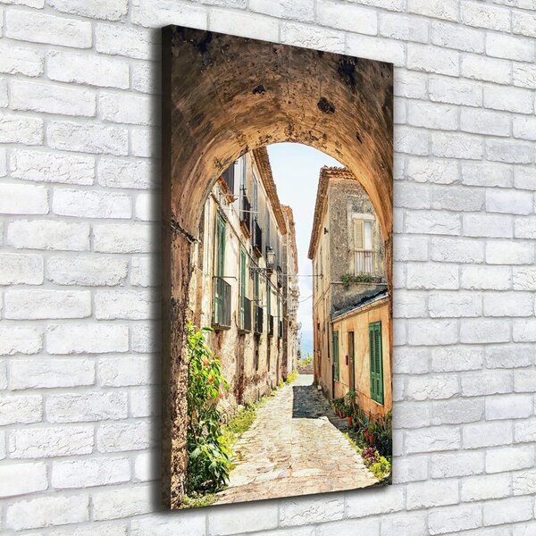 Imprimare tablou canvas străzile italiene