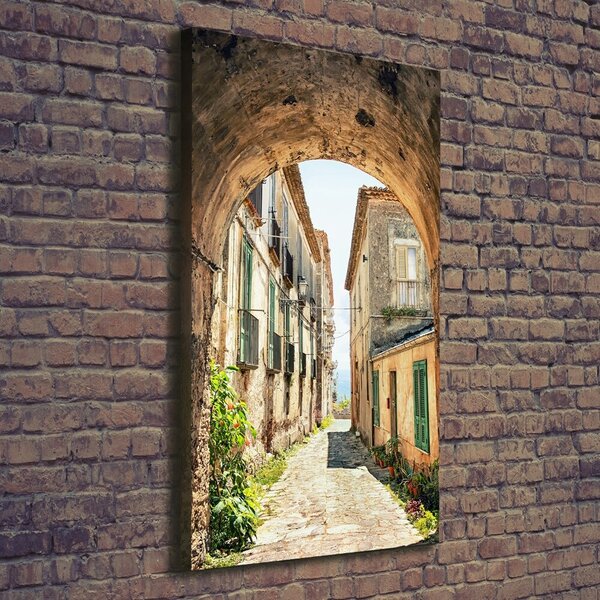 Imprimare tablou canvas străzile italiene