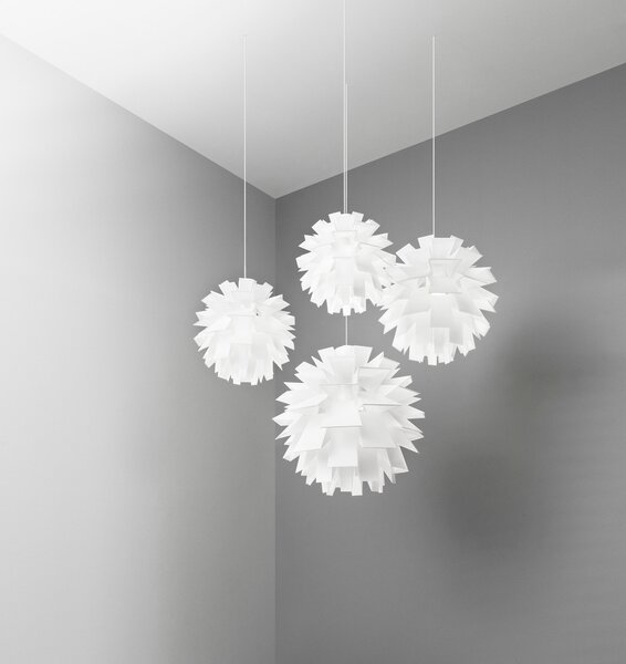 Lustră Pendul Normann Copenhagen, Alb, Camera de zi, Plastic