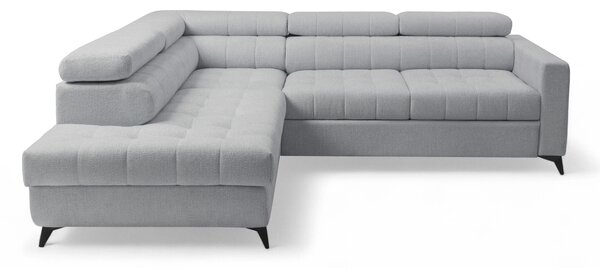 Colțar extensibil Nardo L stânga - chenille gri deschis Vibe 85
