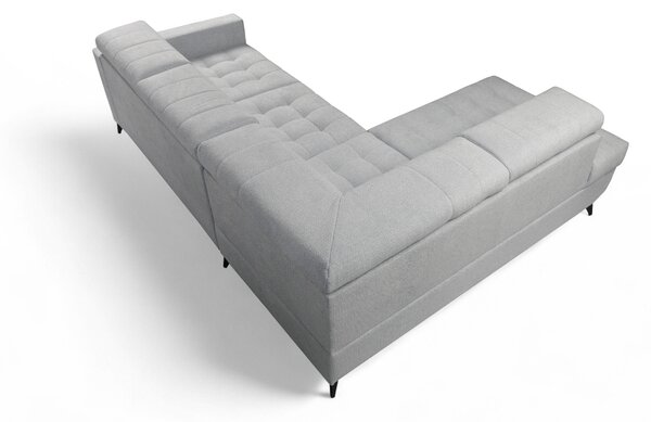 Colțar extensibil Nardo L stânga - chenille gri deschis Vibe 85