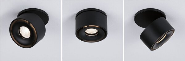 Spoturi Paulmann, Spircle, Negru, Camera de zi, Metal, Modern