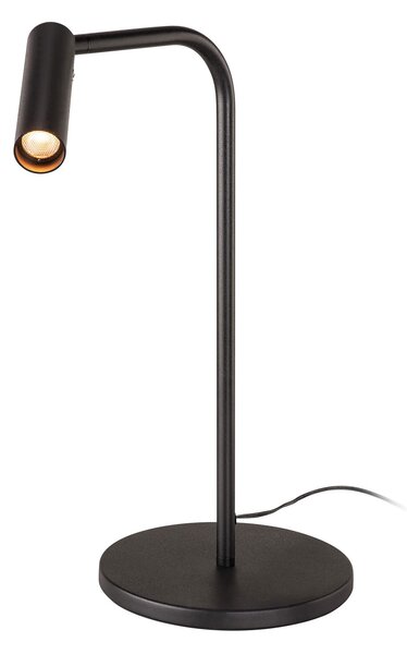 Lampă de masă SLV, Karpo, reglabil, Negru, Studiu / Birou, Metal, Modern