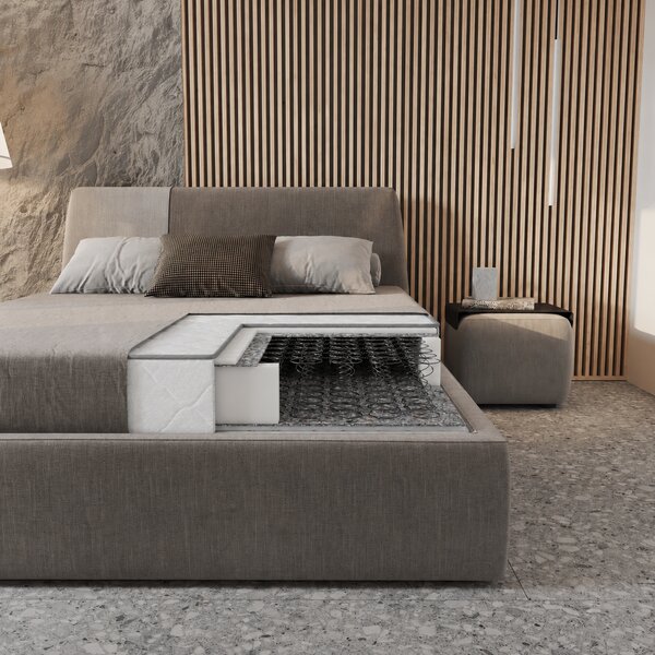 Saltea ortopedică cu arcuri Bonnell Geladi Select Ortopedic 80×190