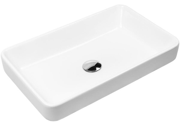 Oltens Fossa lavoar 55x34 cm dreptunghiular de blat alb luciu 40301000