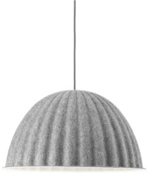 Lustră Pendul Muuto, reglabil, Gri, Sala de mese, Țesătură / Textil, Scandinavă