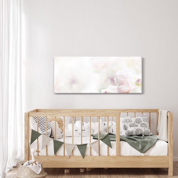 Tablou cu flori fragede (120x50 cm)