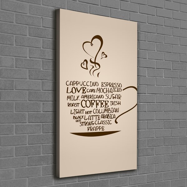 Pictură pe pânză ceașcă de cafea