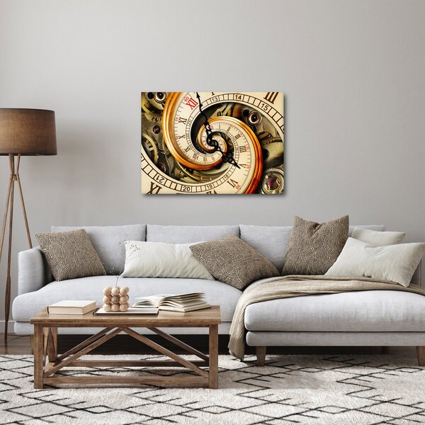 Tablou cu ceas (70x50 cm)