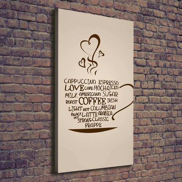 Pictură pe pânză ceașcă de cafea