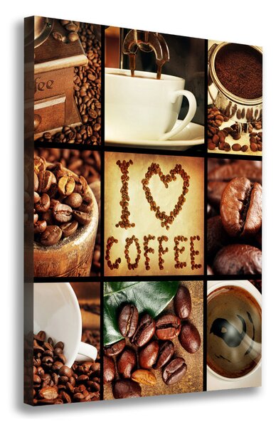 Tablou pe pânză canvas colaj de cafea