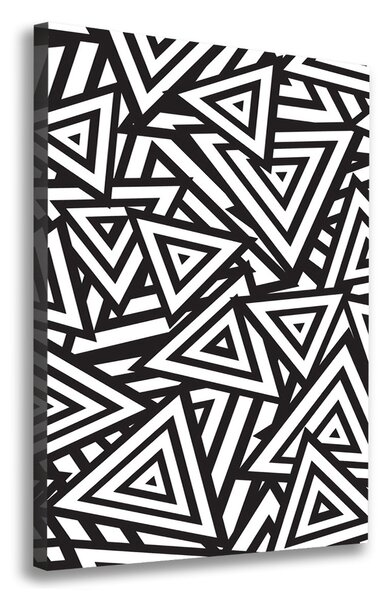 Print pe canvas triunghiuri de fundal
