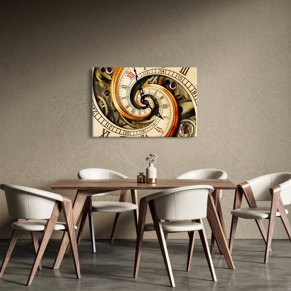 Tablou cu ceas (90x60 cm)