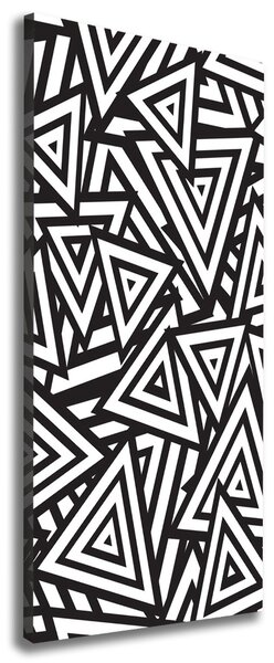 Print pe canvas triunghiuri de fundal