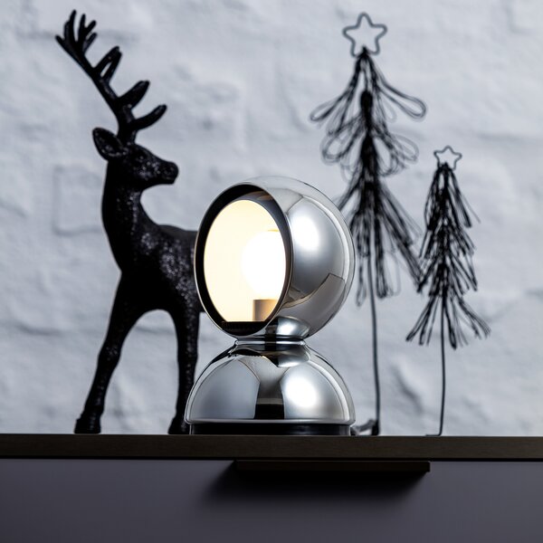 Lampă de masă Artemide, Eclisse, Metalic, Camera de zi, Metal, Design