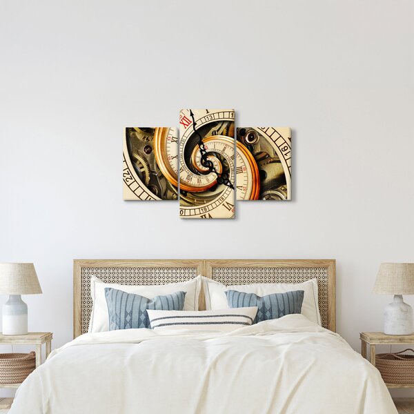 Tablou cu ceas (90x60 cm)