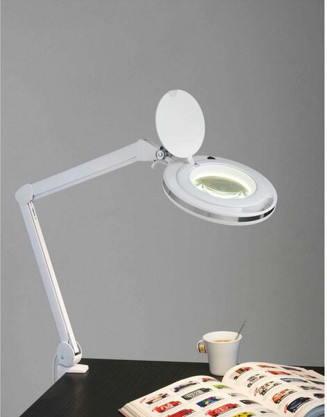 Lampă de masă Halo Design, Alb, Studiu / Birou, Aluminiu