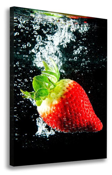 Print pe pânză Strawberry sub apa