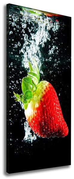 Print pe pânză Strawberry sub apa