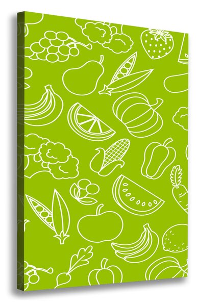 Tablou canvas Legume si fructe