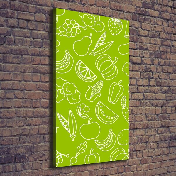 Tablou canvas Legume si fructe