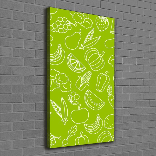 Tablou canvas Legume si fructe